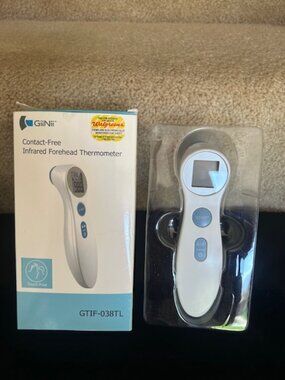 GiiNii contact Free Infrared Forehead Thermometer, new in Box , Model GTIF-038TL